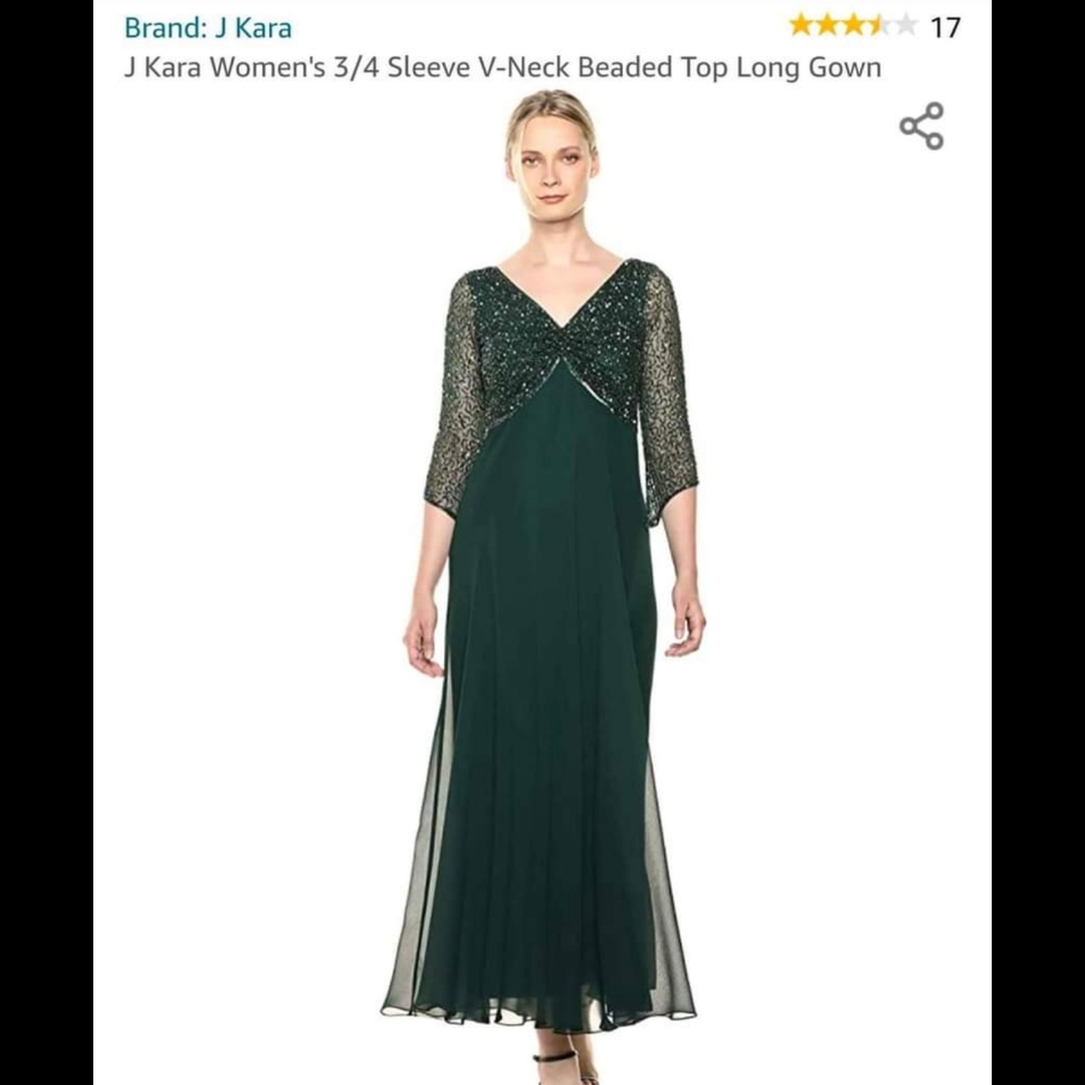 Green formal/mother of the bride dress